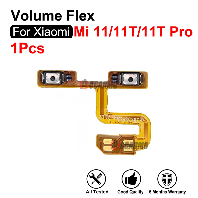 

For Xiaomi 11T Pro Mi 11 Ultra 11Lite Voulume Up Down Buttons Flex Cable Replacement Parts