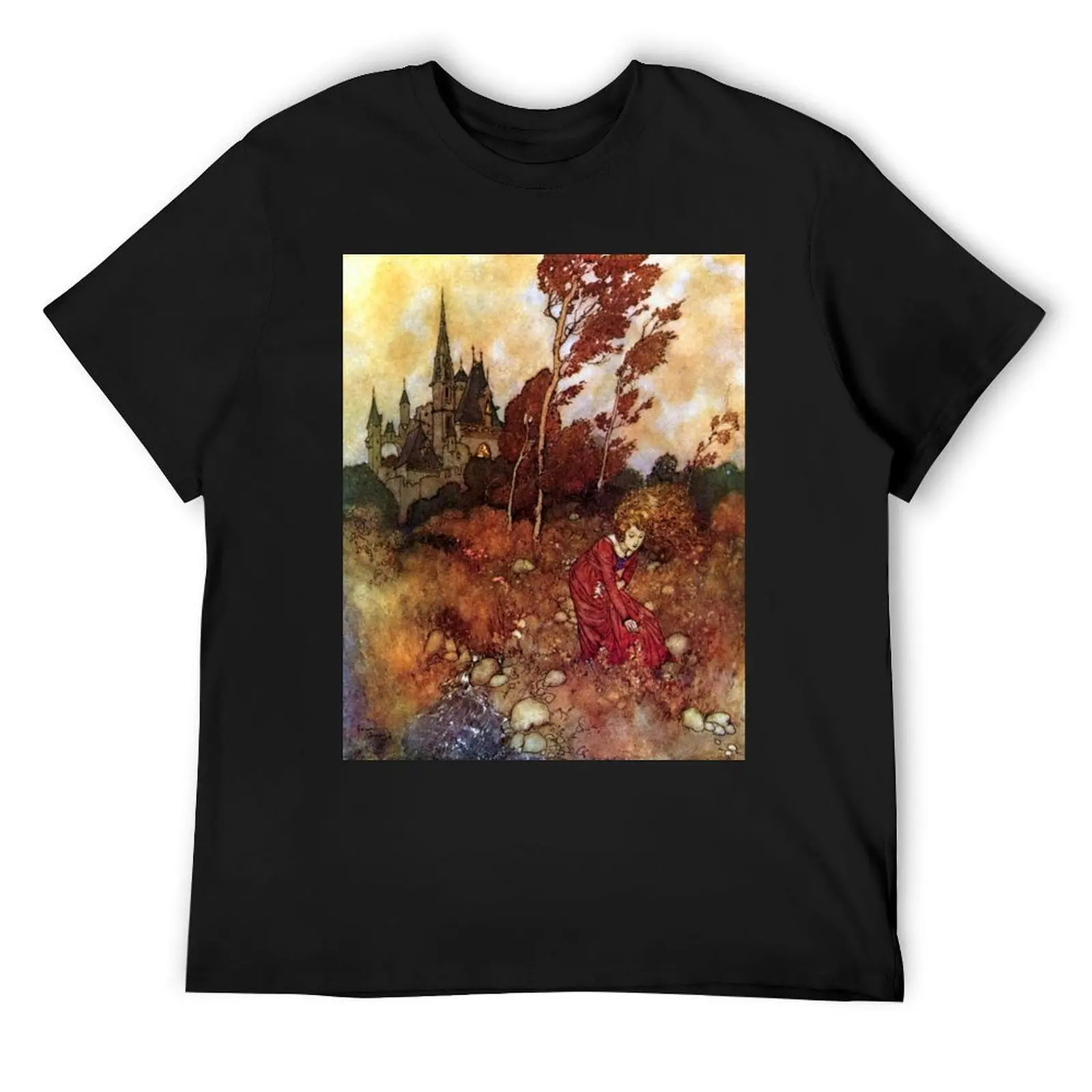 The Wind's Tale - Edmund Dulac T-Shirt baggy shirts sweat summer clothes shirts graphic tees Men's t-shirt