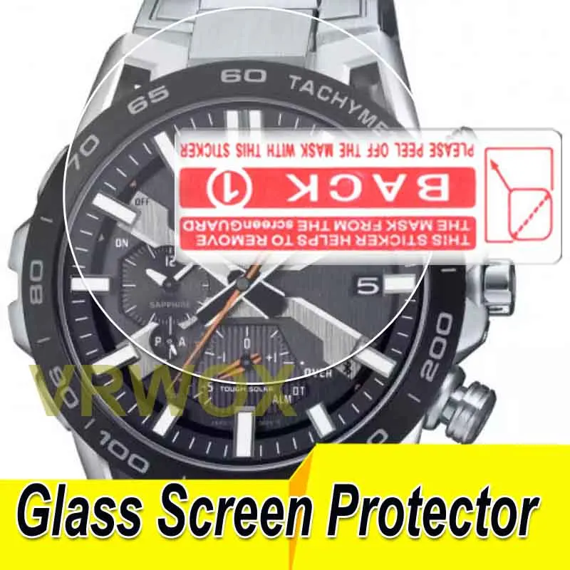 2PCS/3PCS Glass Screen Protector For EQB-2000 EQB-1100 eqb-500dc-1apr EQB-600D-1A EQB-700 EQB-501  Watch,2.5D Rounded Edges 9H