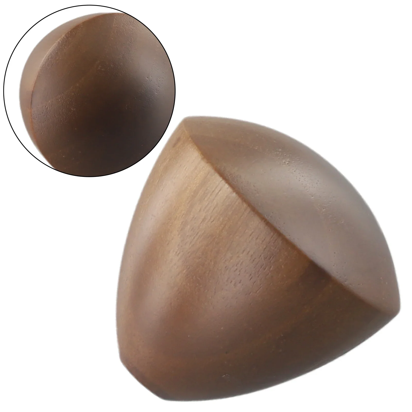 Precision crafted Walnut Wood Manual Coffee Bean Grinder Handle Head Replacement 6mm Perfect for Coffee Enthusiasts