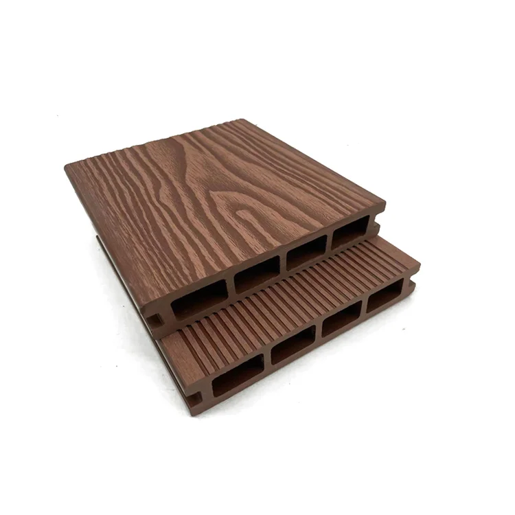 Interlocking Decking Outdoor Swimming Pool 3D Embossing WPC Decking Composite WPC Decking And Flooring