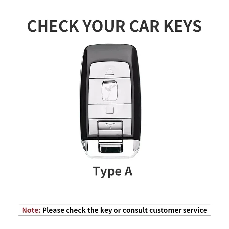 For Rolls-Royce Cullinan Phantom Ghost Wraith Dawn Key Case Shell Buckle Auto Interior Accessories Leather New Car Key Cover Use