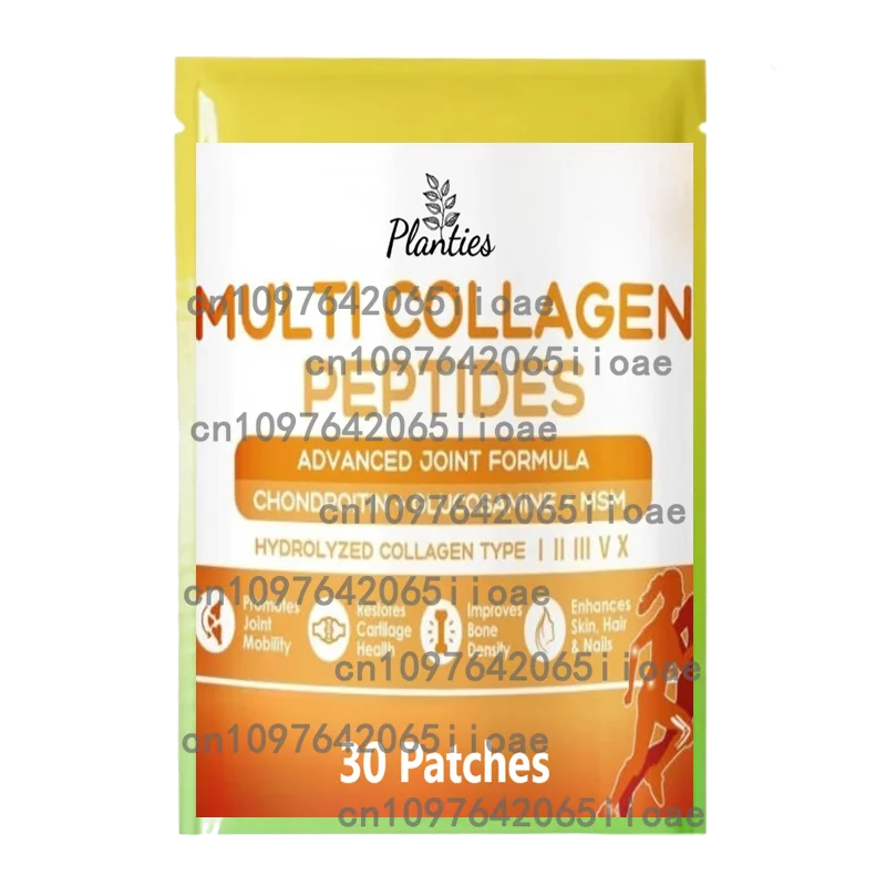 

30 патчей Multi Collagen Plus Transdermal Plasters с биотином, витамином С для волос, кожи, суставов и поддержки роста костей