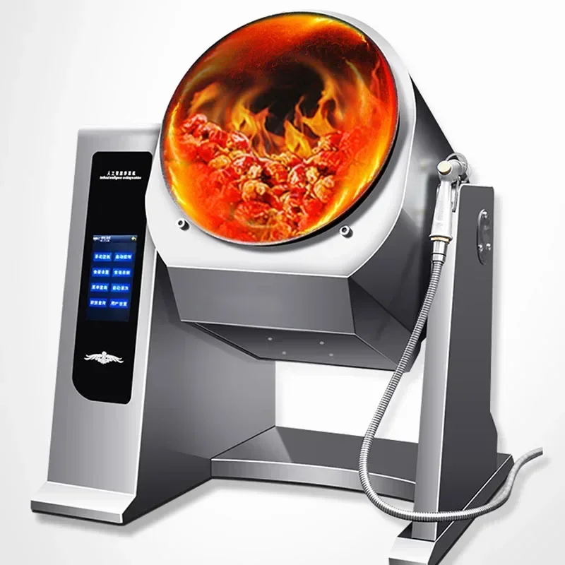 

Desktop 220v Automatic Frying Machine Full Intelligent Robot 2022 New Type Frying Pan, Dining Room, Large Drum Frying Machine