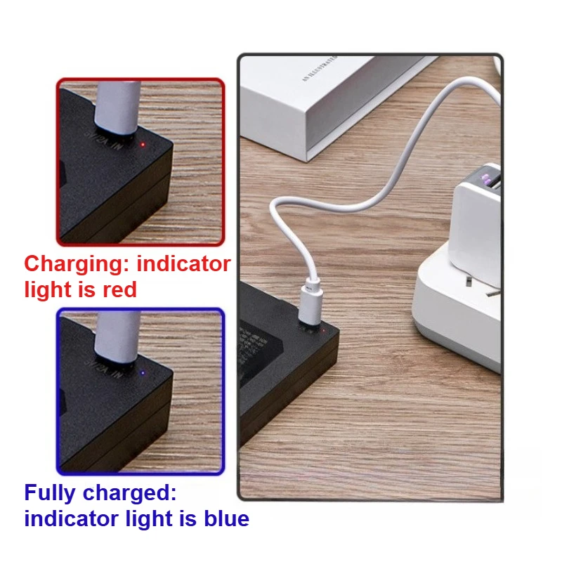 7.4 فولت 4200 مللي أمبير ليثيوم قفل الباب الذكي قفل بكلمة مرور قفل أوتوماتيكي بالكامل البطارية ل YC04A YC04B YC04C YC04E #6