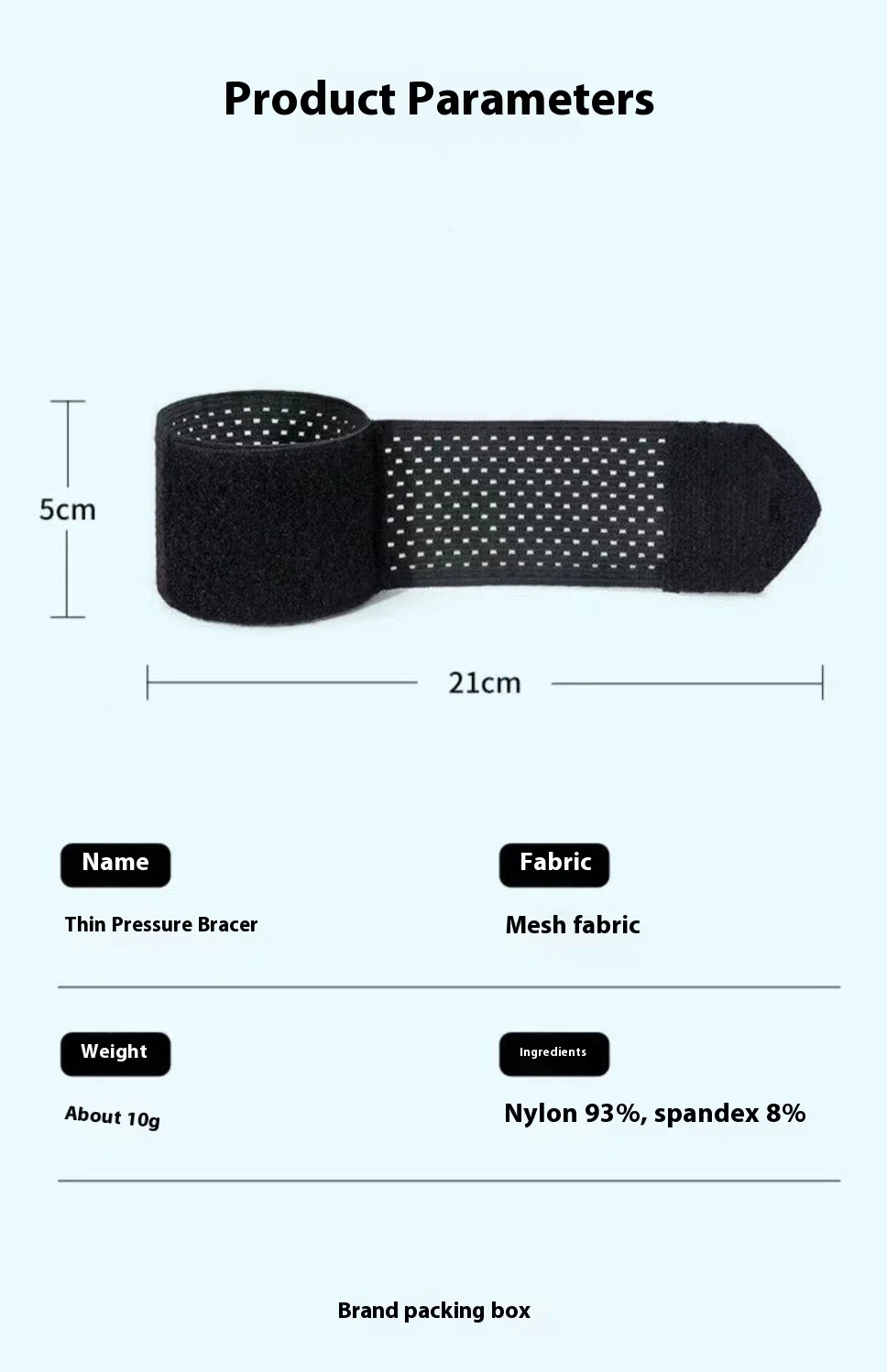 Sports wrist protector for women with twisted tendon sheath, badminton, basketball, fitness, lightweight, compressed, high elas