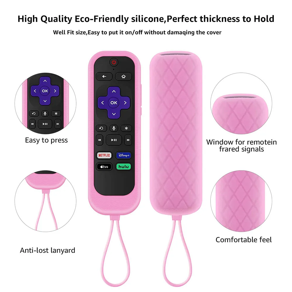 Silicone Dust Proof Glow in The Dark Luminous TV Remote Control Cover For TCL Hisense Remote Control Luminous Protective Cover