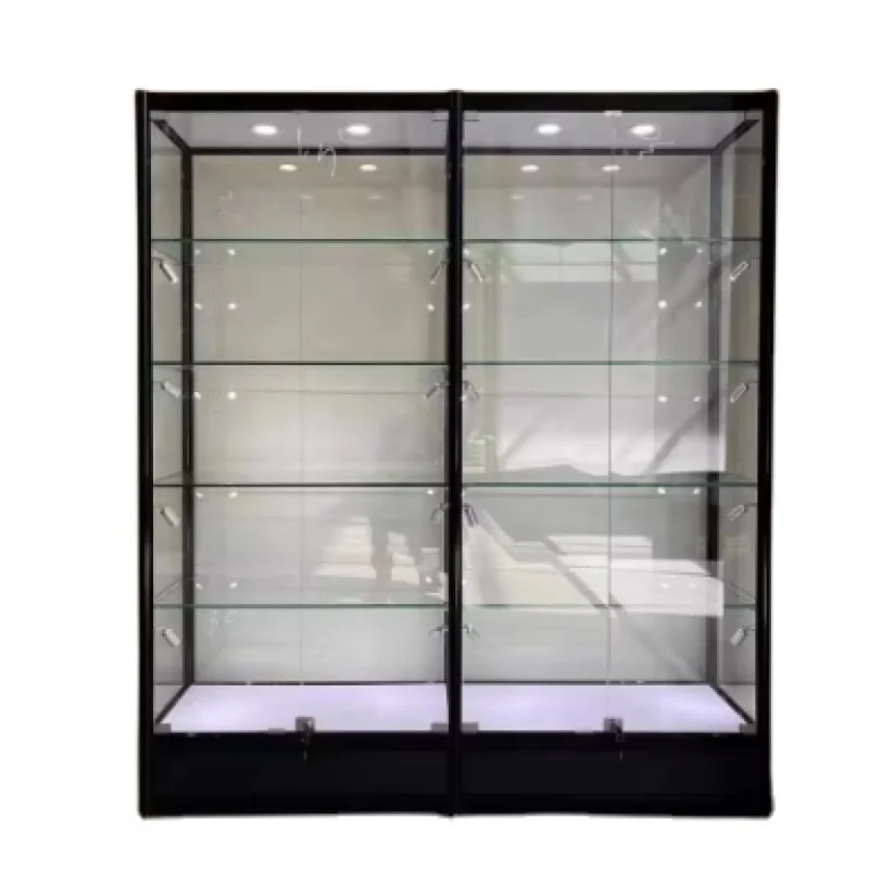 Custom. factory custom high-quality aluminum aluminum frame glass display Cabinet