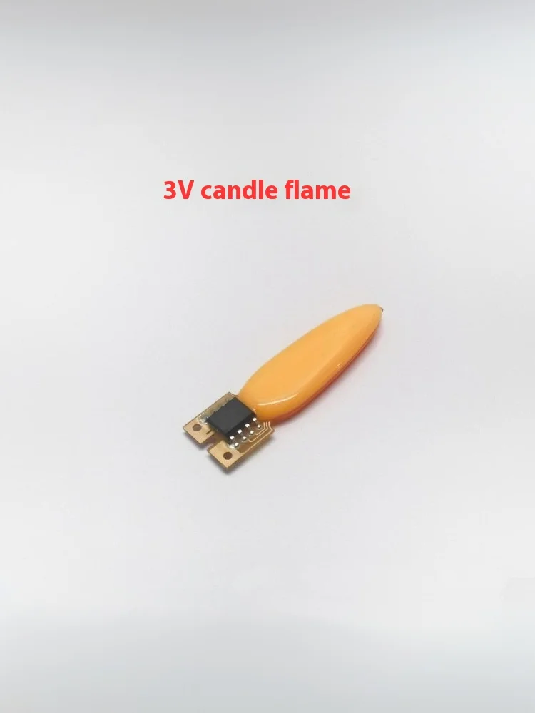 1Pcs DC3V 1800K Warm White Birthday Party Camping Light Bulb Flash Candle Flame Light LED Alien Decorative Light Accessories