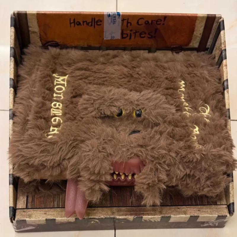 Universal Resorts' Magic Monster Book (the Biting Book) Interactive Plush Toy - A Children's Festival Commemorative Gift