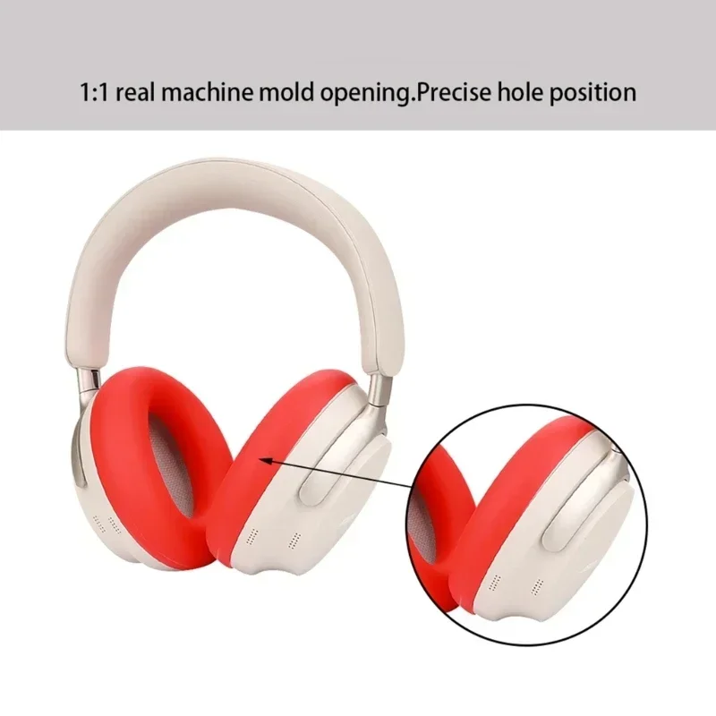 

Silicone Earmuff protection cover Suitable For Bose QuietComfort Ultra Headphones Skin friendly, dust-proof, and washable