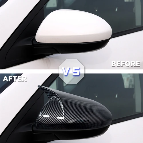 Imagen 2 del producto Para Mazda 2 Mazda 3 1,6 cubierta de espejo retrovisor lateral tapa de espejo retrovisor con el color pintado