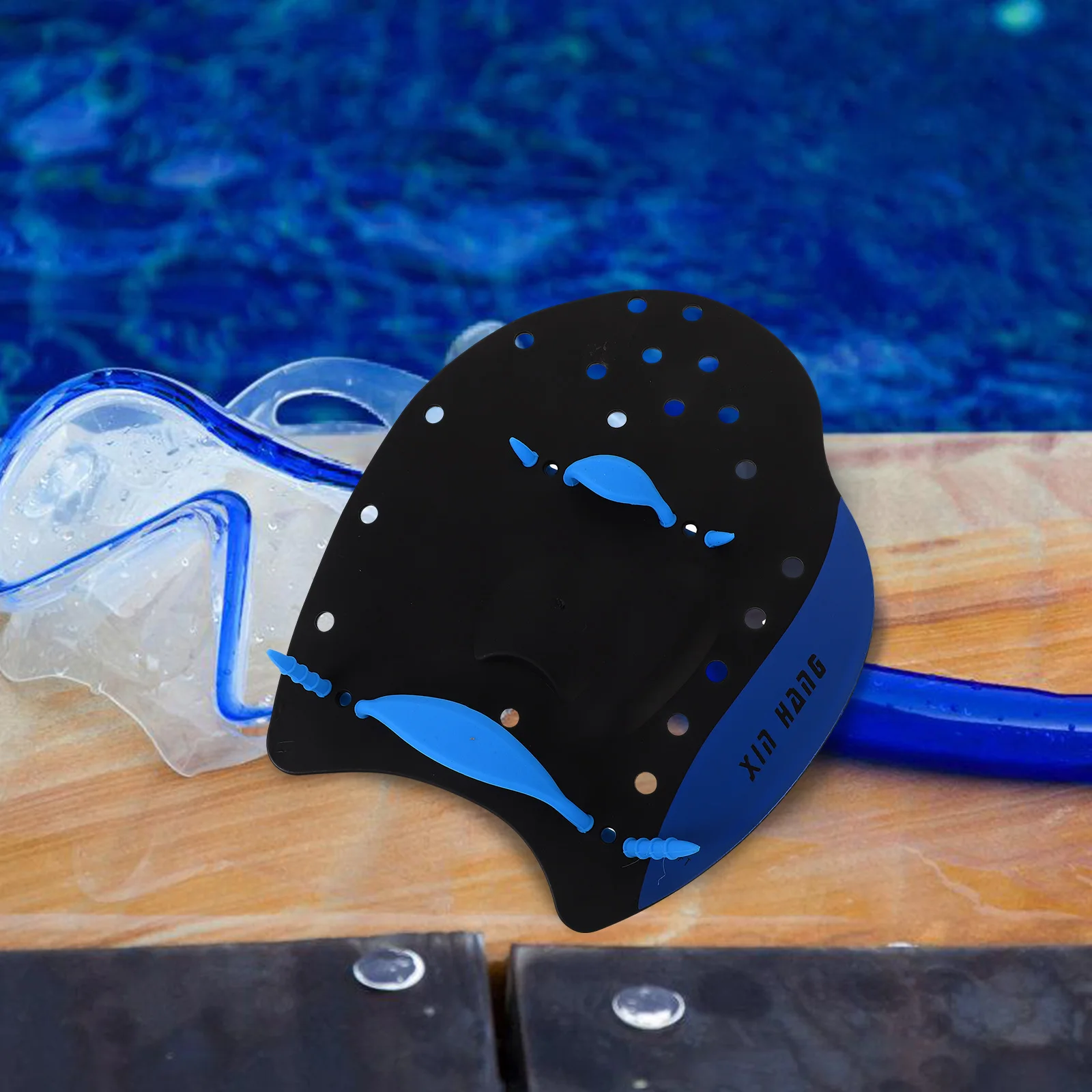 

Swimming Hand Paddles Durable Adjustable Strap Training Boards Adults Freestyle Breaststroke Water Sports Gloves
