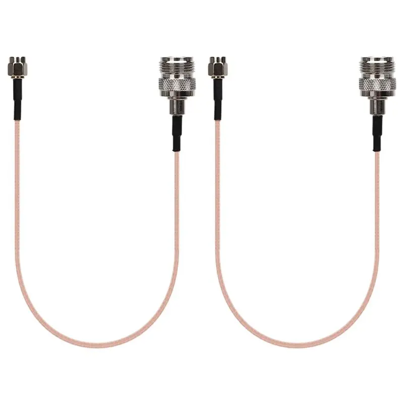 PHILE-2PCS SMA Male Head Connector Change To N Female Coaxial Jumper Pigtail Connector For Lora Fiberglass Antenna 868/915Mhz