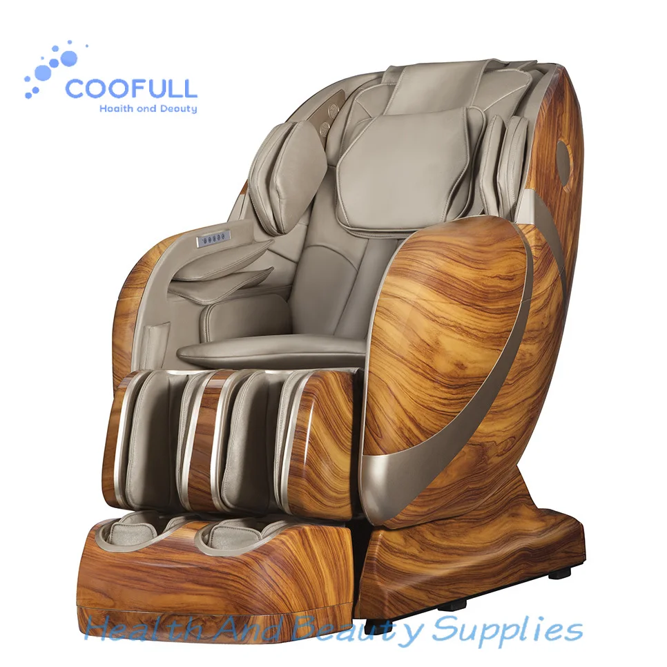 Coolfull Sillon De Masajes Massagesessel Kursi Pijat 3d 4d Ai Zero Gravity Stretch Airbag Heat Therapy 8 Point Massage Chair