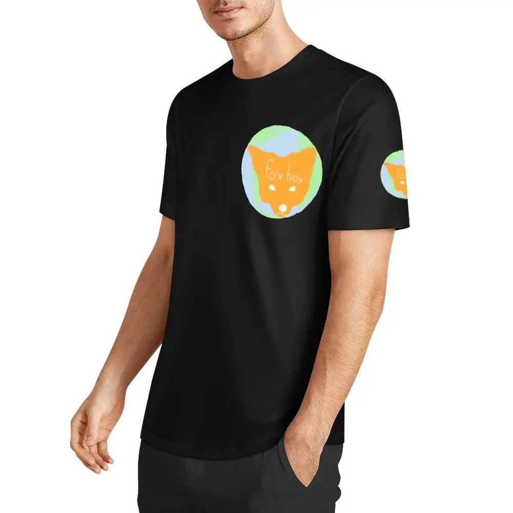 Fox Boy Globe For Sale Fresh T-shirt Sports T-shirts Novelty Funny Novelty Travel USA Size