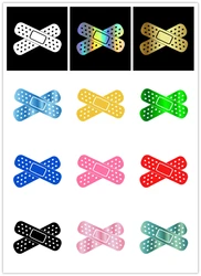 Funny Band Aid Car Bumpers Window Vinyl Decal Creative Stickers And Car styling Decors on Motorcycle