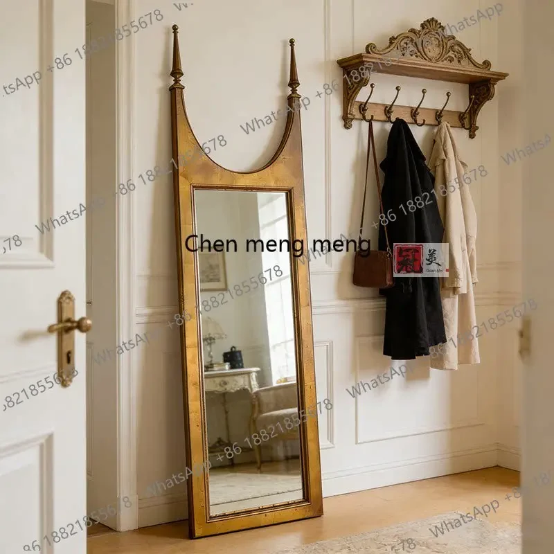 M132 French retro full-body floor mirror wall-mounted full-length mirror Eris magic mirror