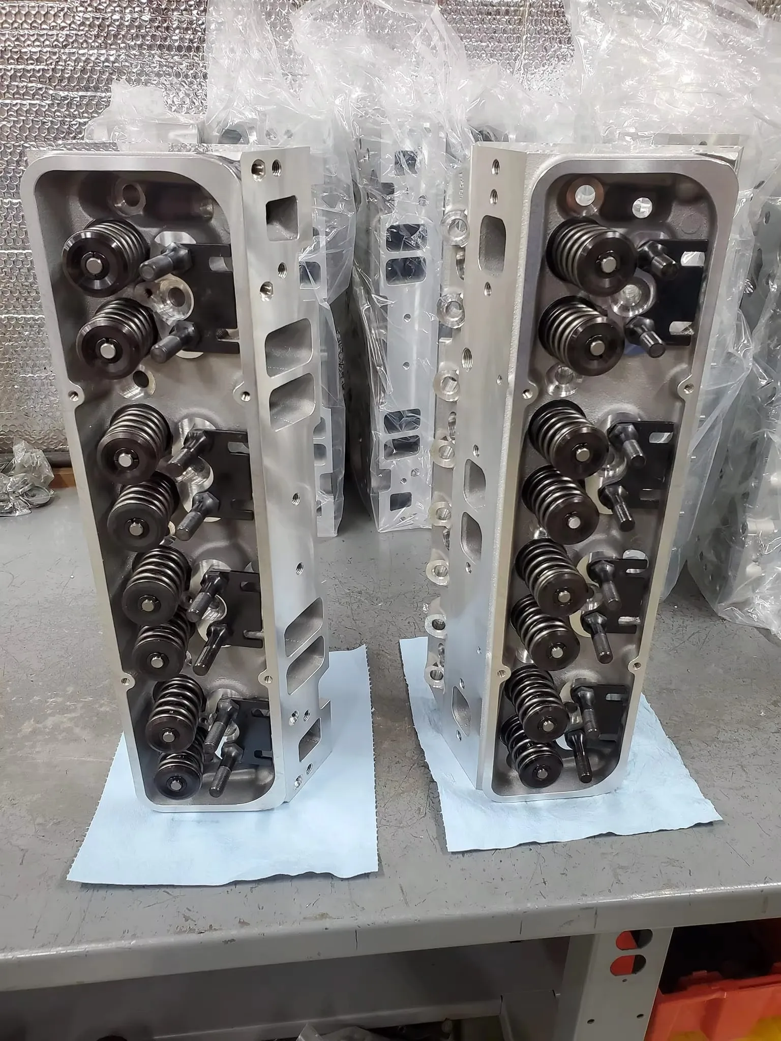 For Chevy 350 SBC Small Block Aluminum Complete Cylinder Head 74CC/200CC for CHEVY GM
