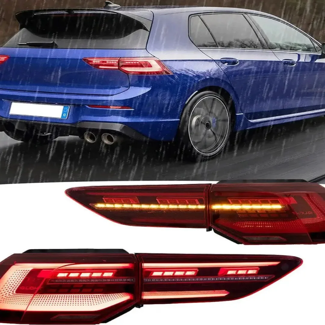 

LED Tail Light For Volkswagen VW Golf 8 2020 2021 2022 2023 MK8 Golf8 DRL Rear Lamp LED Running Turn Signal Lights Assembly