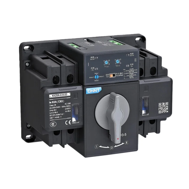 CHNT NXZBN-63/40 4P 63A Load Isolation Switch AC Moulded Case Disconnect Switch For Power Distribution Cabinet Solar System