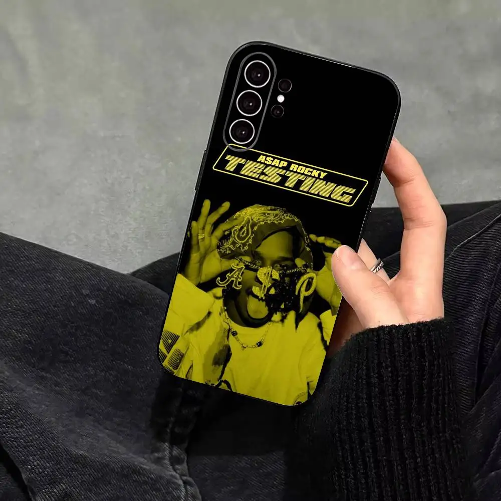 Rapper A-Asap R-Rocky Phone Case For Samsung S25,S24,S21,S22,S23,S30,Ultra,S20,Plus,Fe,Lite,Note,10,Black Cover