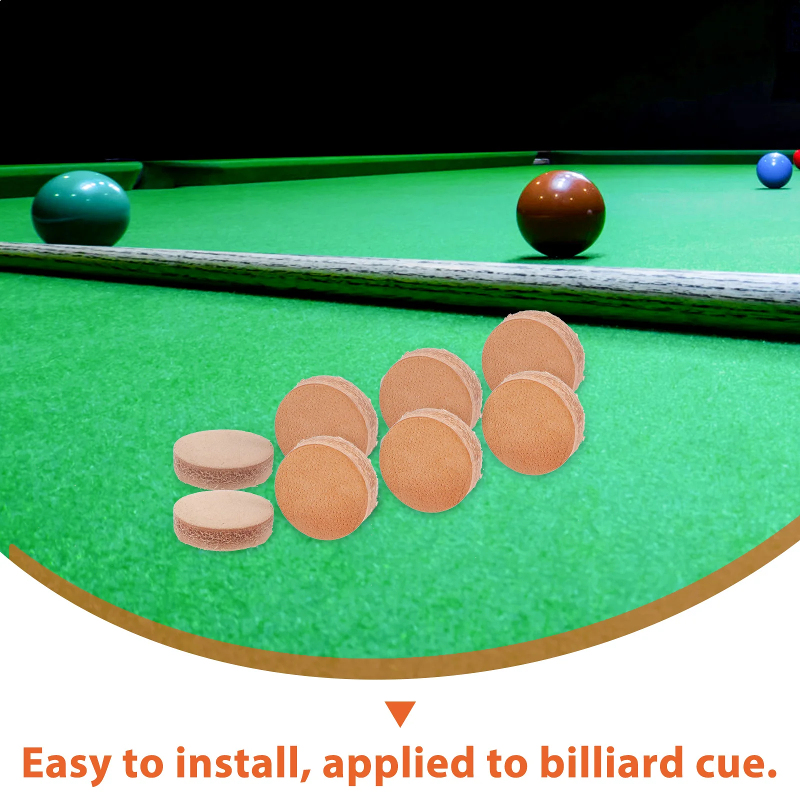 20 Stück Pool-Queue-Kopf, kleine Spitzen, Stick, Billard-Zubehör, Schwimmbedarf