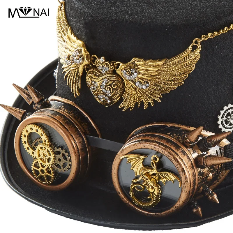 فاسق قبعة تأثيري الكرة فيكتوريا فترة حماية العين مملة الأسود قبعة عالية الصيف الصين البر الرئيسى للأصل هدية قبعة/قبعة دلو