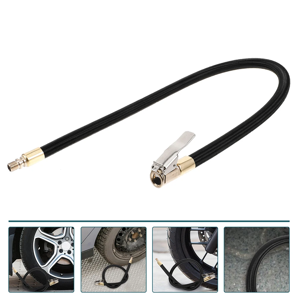

Pumps Hose Adapter Car Valve Adaptor Locking Tire Chuck Quick Inflation Deflation Extended Copper Air Hose Multifunctional