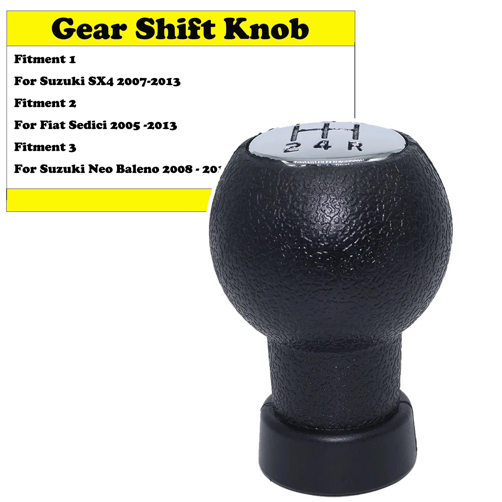 T Type Gear Shift Knob For Suzuki ALTO Swift SX4 Stick Lever Pen 5 Speed MT Adapter Inner Sleeve Gaiter Boot Cover Replacement