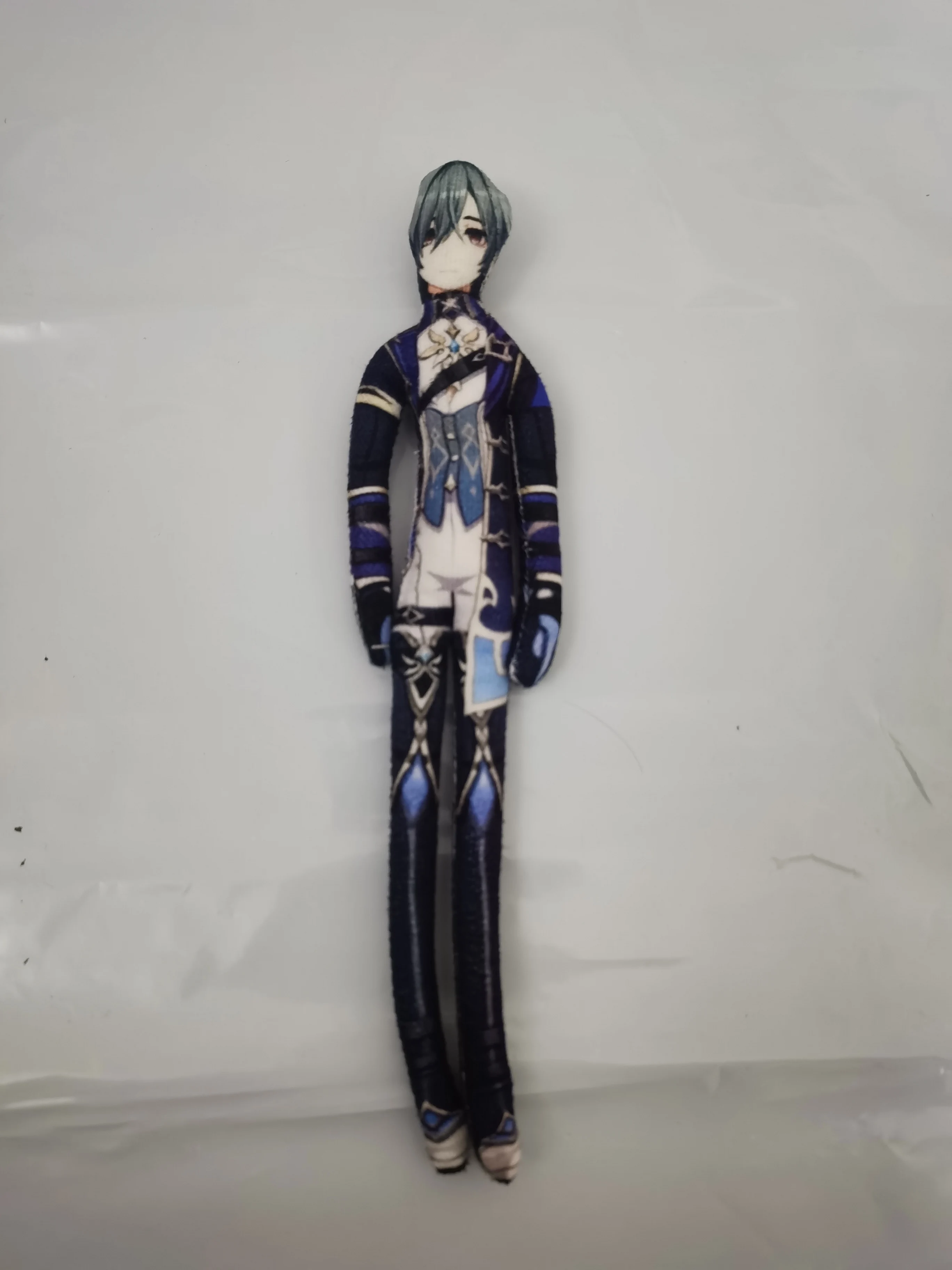 26cm Flexibler Körperdraht Genshin Impact Lohen / Zandik Der Arzt Il Dottore / Pantalone Plüschtier Anime-Spielfigur Plüschpuppe