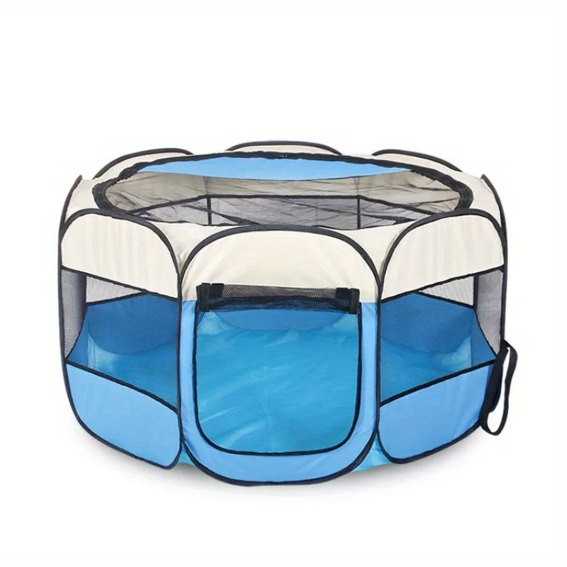 

Прочный и складной манеж для домашних животных с сетчатым дизайном для собак и кошек — идеально подходит для активного отдыха, манеж для домашних животных