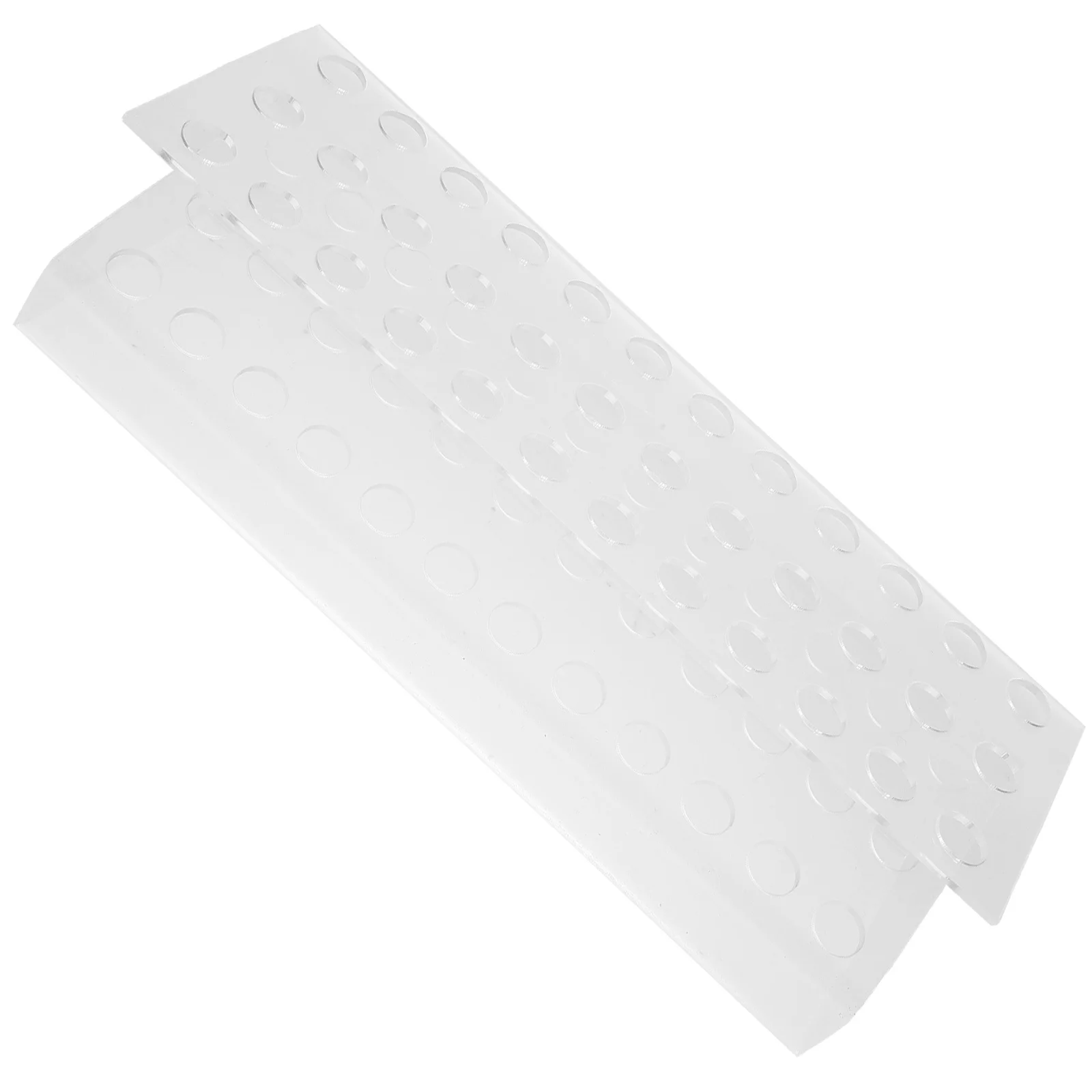 واضح حامل قلم أكريليك عرض 36 ثقوب قلم الحواجب قلم حبر جاف منظم ديكور مكتب حديث حامل قلم عرض أكريليك