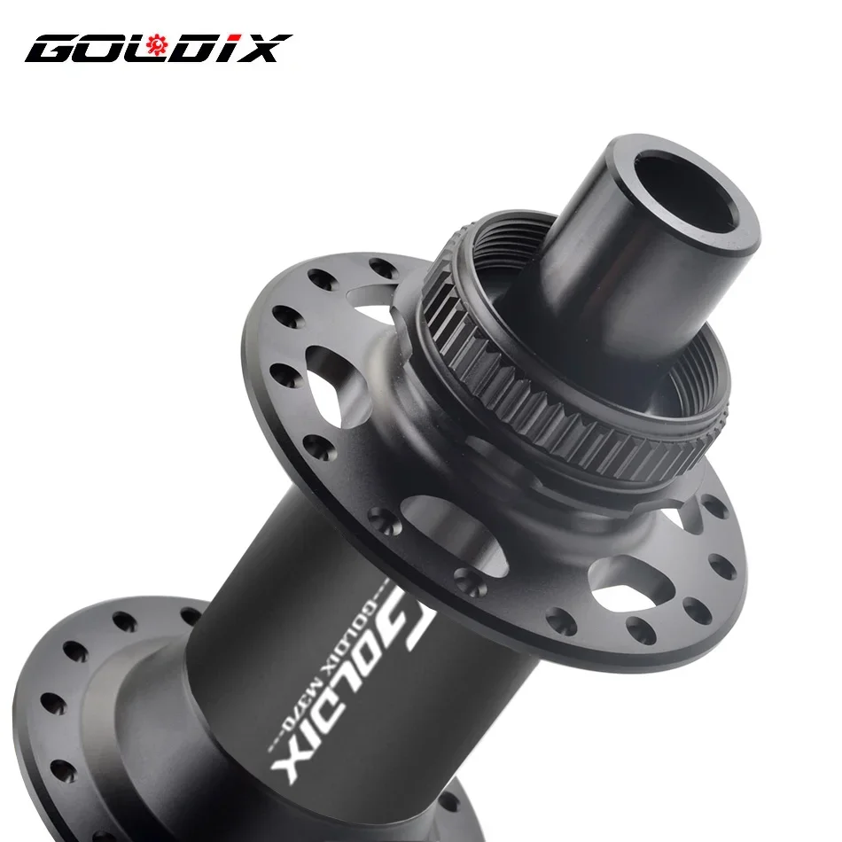 GOLDIX GDX370 Bicycle Hub Sealed Bearing Center Lock Disc Brake J-Bend 32 Holes Ratchet 36T BOOST MTB Hub for Shimano SRAM