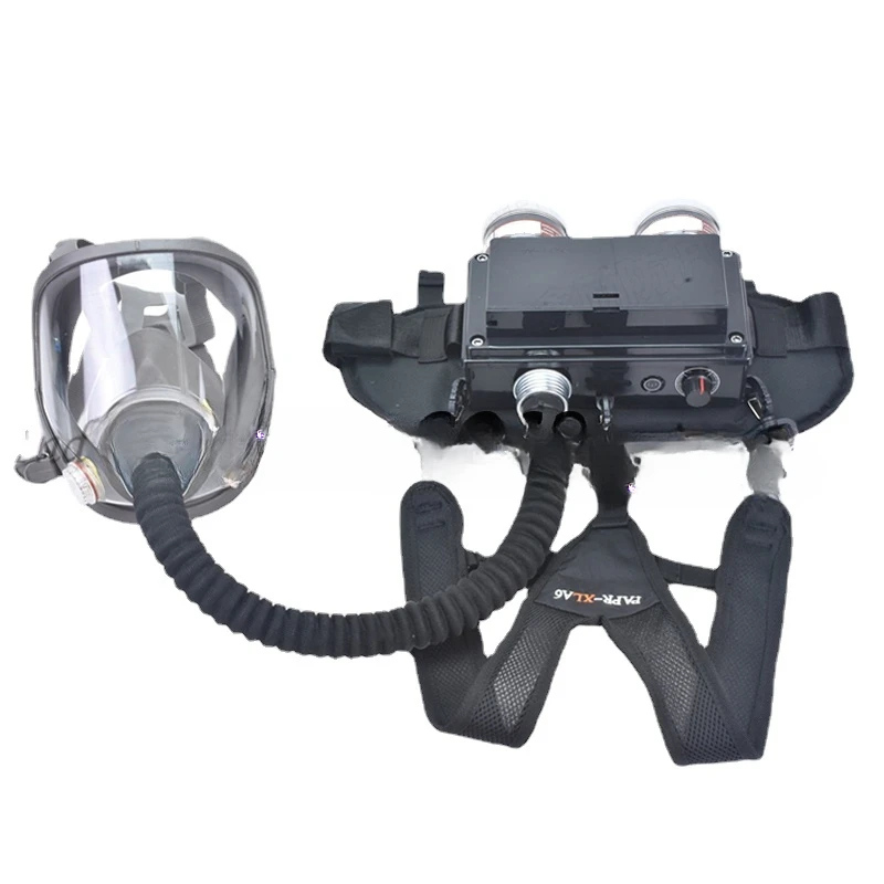 Portable forced-air respirator, lithium battery charging, mask type poisonous ga s filter, dust paint chemical products