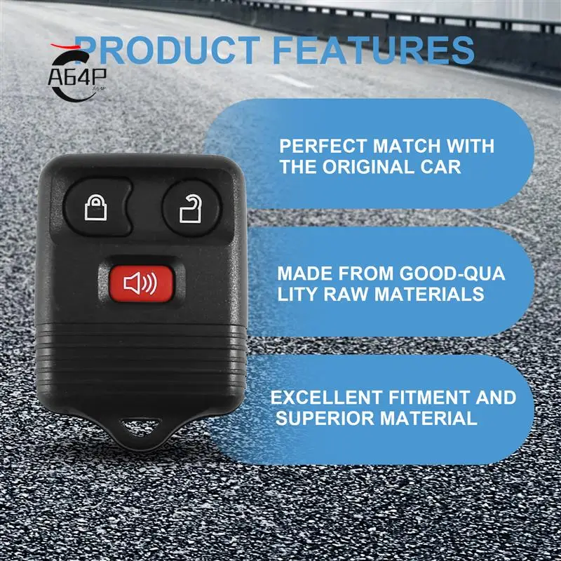 A64P-2 دخول بدون مفتاح التحكم عن بعد مفتاح السيارة فوب لفورد F150 إكسبيديشن الهروب التركيز CWTWB1U212