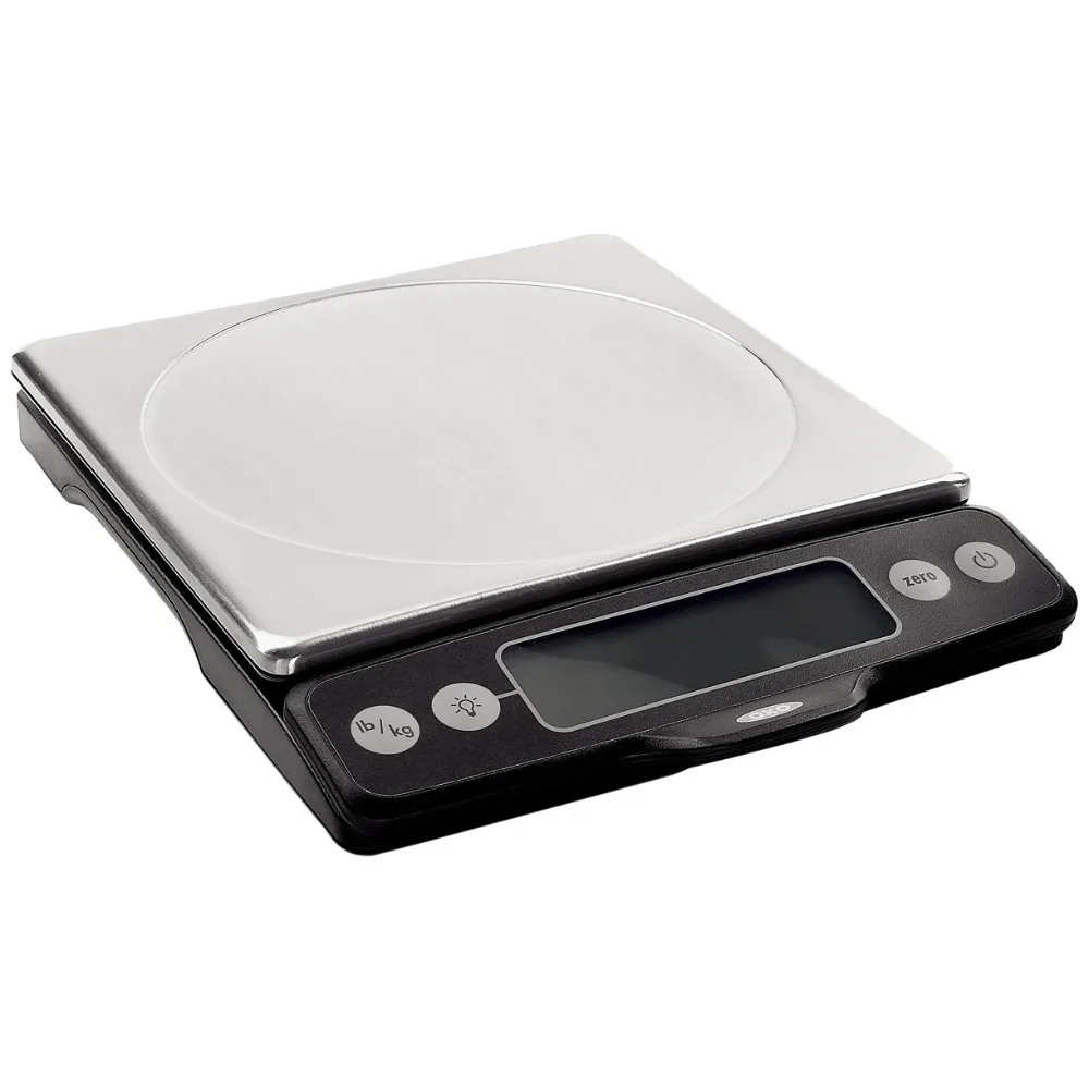 

11 Pound Food Scale with Pull-Out Display, Stainless Steel