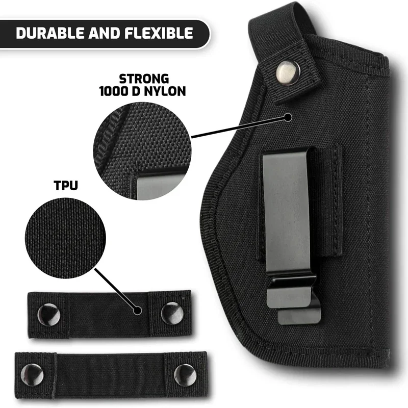 Holster Right Left OWB IWB Universal for Inside Concealed Carry Holster for G17 19 23 25 26 27 29 30 32 33 38 42 43 S&W M&P view 5