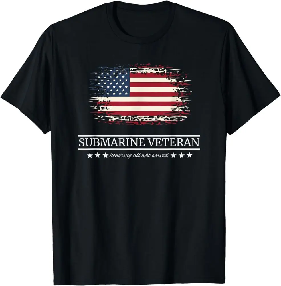 Vintage Submarine Veteran Silent Service Tee T-Shirt Anime Graphic T-shirts High Quality 100%Cotton Short Sleeve