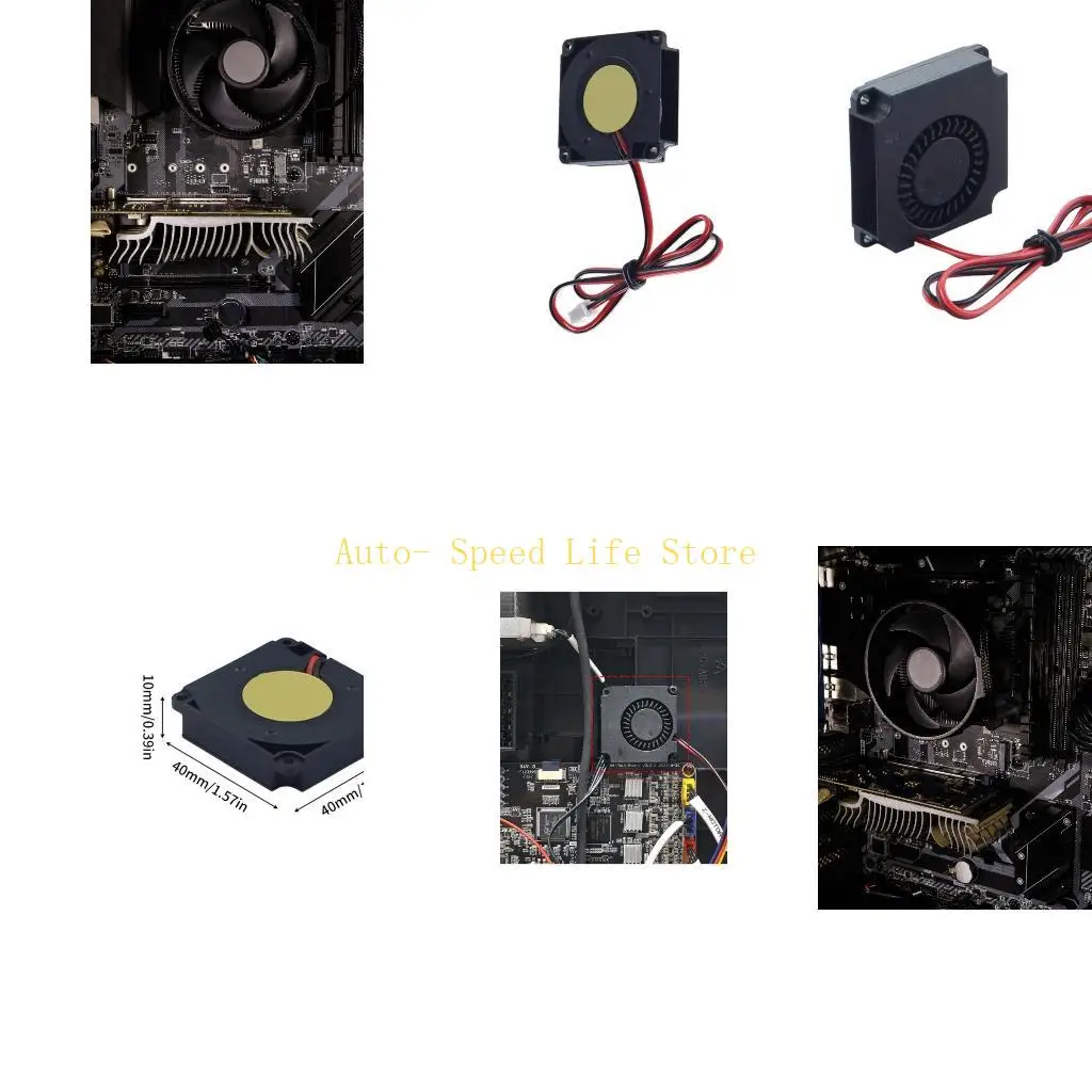 

02DA Охлаждающий вентилятор PRINTER 4010 24V Охлаждающий вентилятор с двойным подшипником 40x40x10 мм тихий охлаждающий для