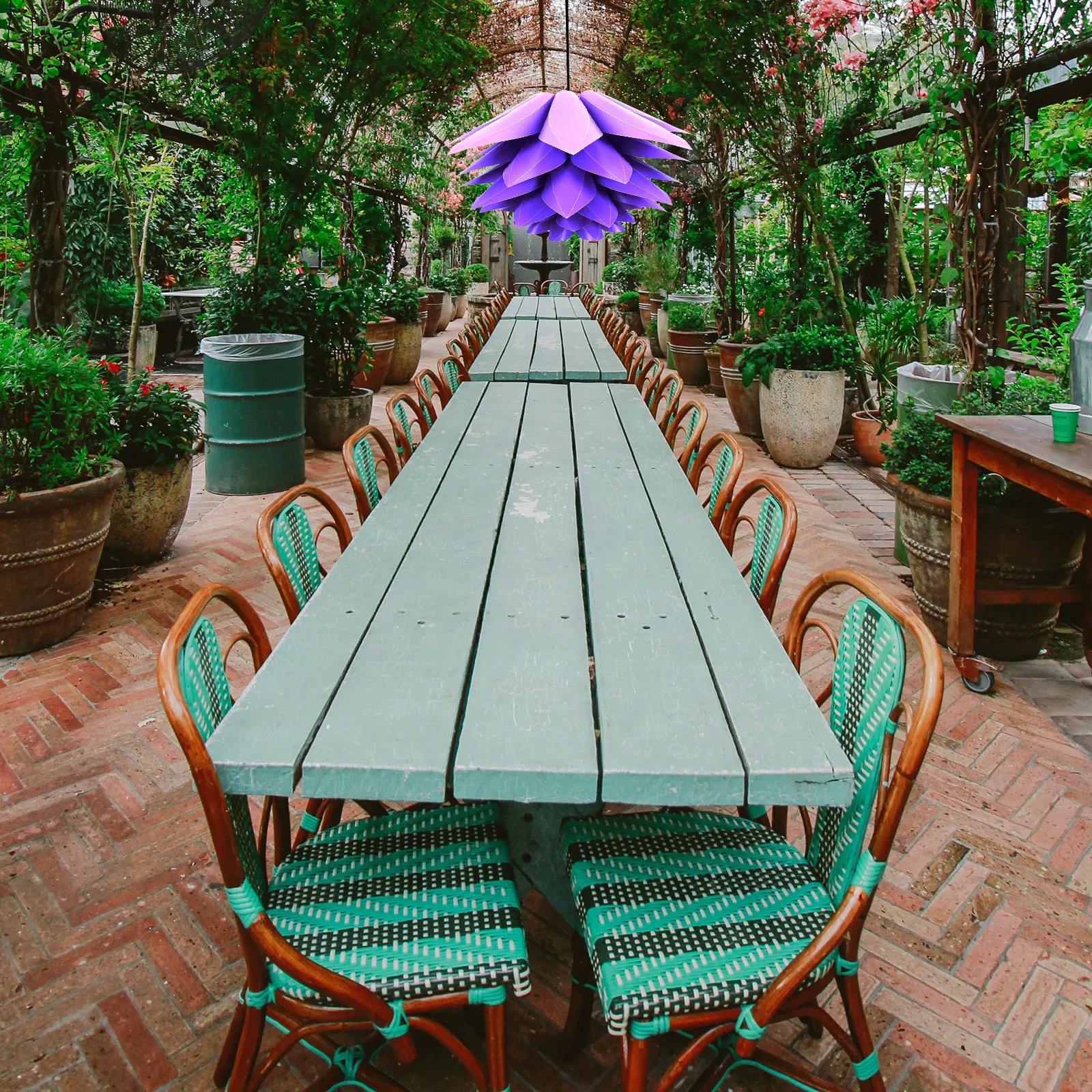 

Decorative Lampshade with Lotus Shape Design Premium PP Material Lightweight Easy Install for Home Office Interior Decor