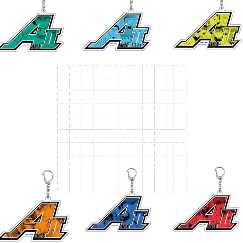 Game Miyuki Kazuya Keychain Doll Anime Sawamura Eijyun Furuya Satoru Kominato Haruichi Acrylic Keyring Pendant for Gift