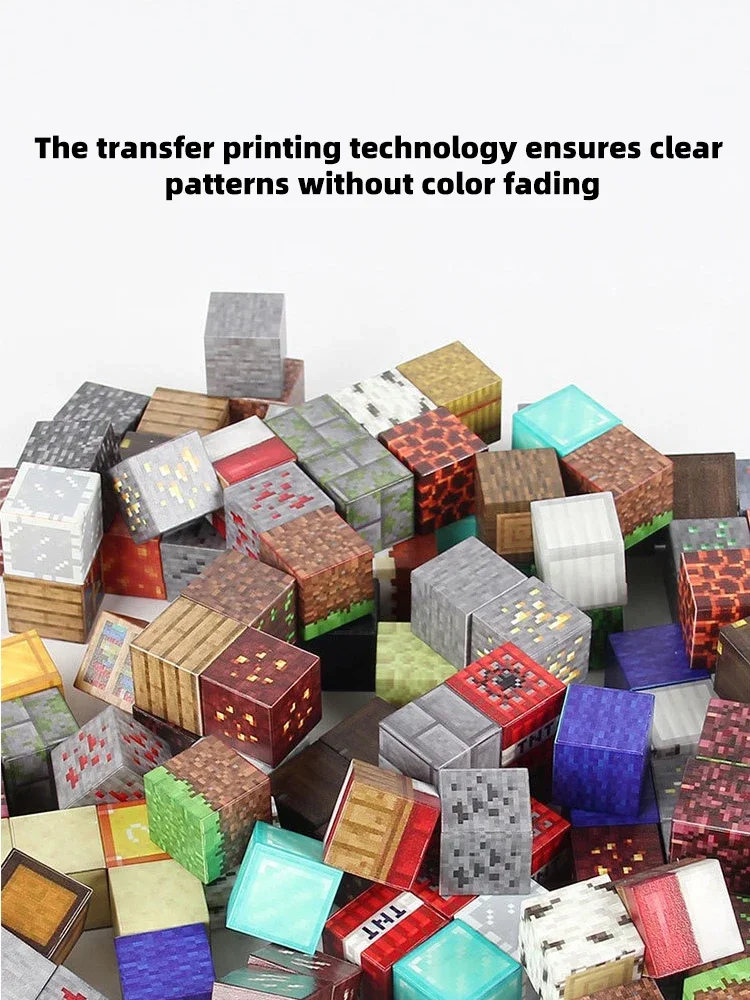 Blocos de construção magnéticos meu mundo cubo magnético para empilhamento conjunto de construção educar brinquedos sensoriais crianças meninos meninas idades 3 + diy