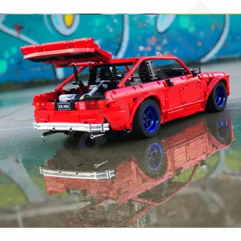 42143 ใช้งานร่วมกับ MOC-52957 สีแดง Supercar Kit Scale 1:8 ไฟฟ้า RC Car Building Block ของเล่นเด็กผู้ใหญ่ของขวัญวันเกิด