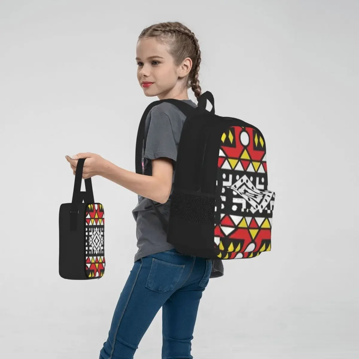 Kizomba-mochila Samakaka Ankara para niños y niñas, mochila escolar para niños, bolsa de almuerzo, bolsa para bolígrafos, juego de tres piezas