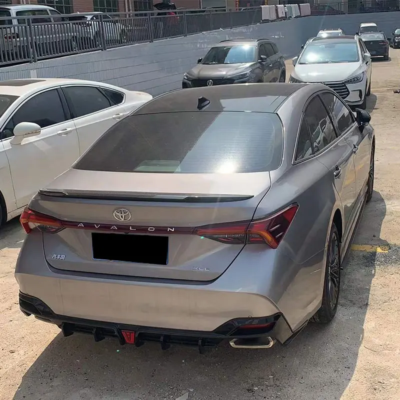 For Toyota Asia Dragon Spoiler 2019 2020 2021 ABS Material Unpainted Color Spoiler Rear Trunk Wing Lip Original Rear Spoiler