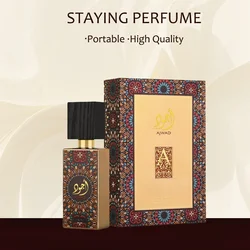 Aceite de Perfume portátil de larga duración para hombre, 60ml, regalo Premium, desodorante en aerosol, Perfume corporal para el cabello, Oriente Medio