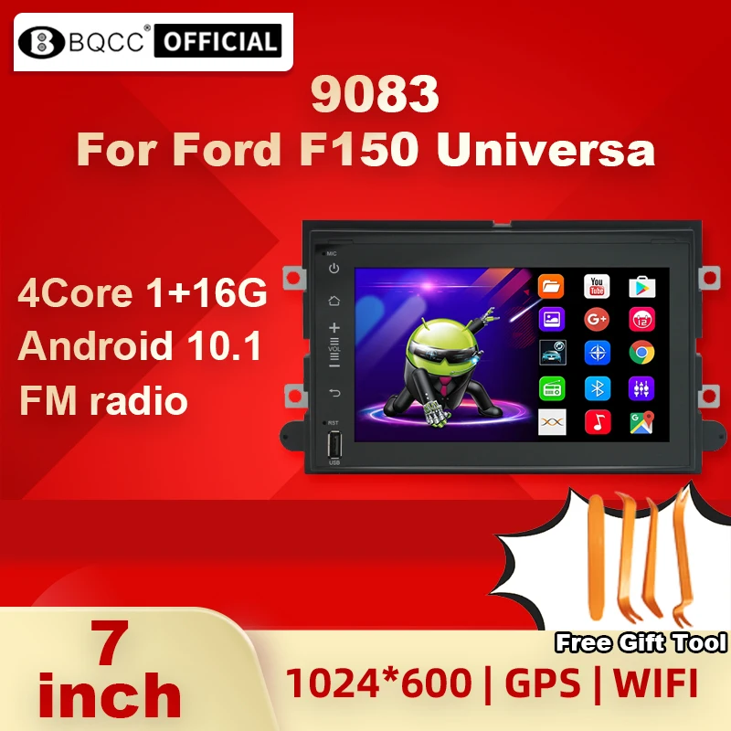 Android 10.1 Car Radio 2 Din For Ford F150 Focus Universa 7