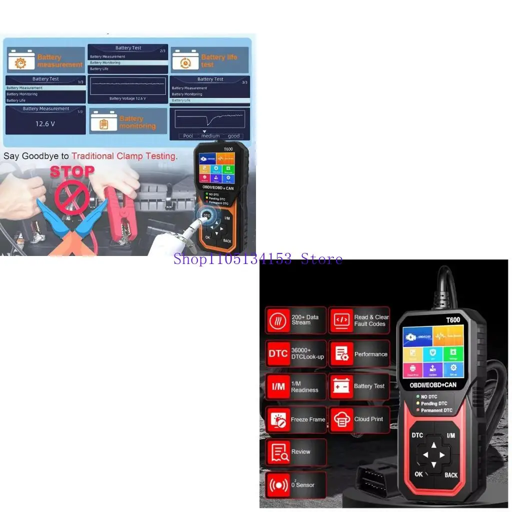 

HG89 Easy Carry OBD2 Diagnostic Device Automotive Sensors Data Data Tool Инструмент по ремонту поиска автомобилей для потоков в