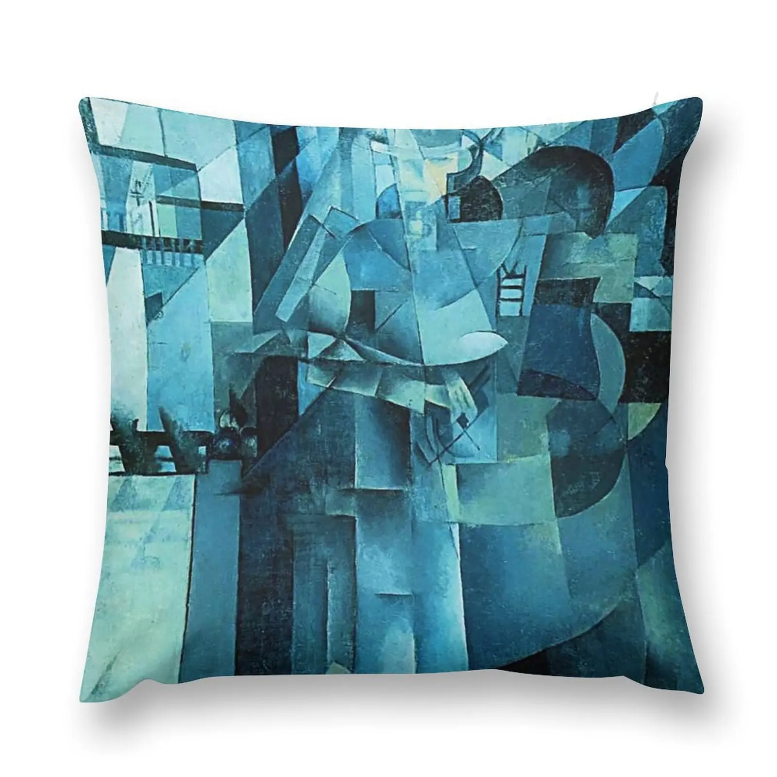 

HD - Living in a big hotel, by Kazimir Severinovich Malevich 1913 High Definition Throw Pillow luxury sofa pillows pillow